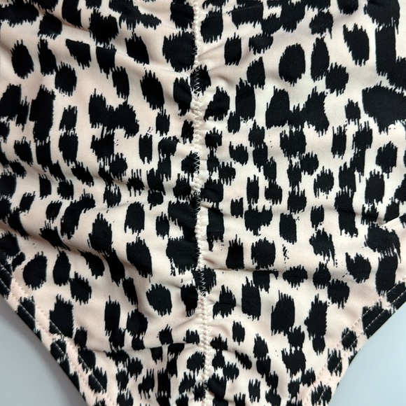 Xhilaration pink & black cheetah print 2 pc bikini set M - Picture 7 of 11